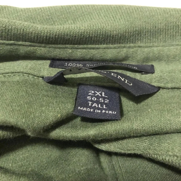 Lands End Mens Long Sleeve Polo Size 2XL  Tall - Picture 4 of 16